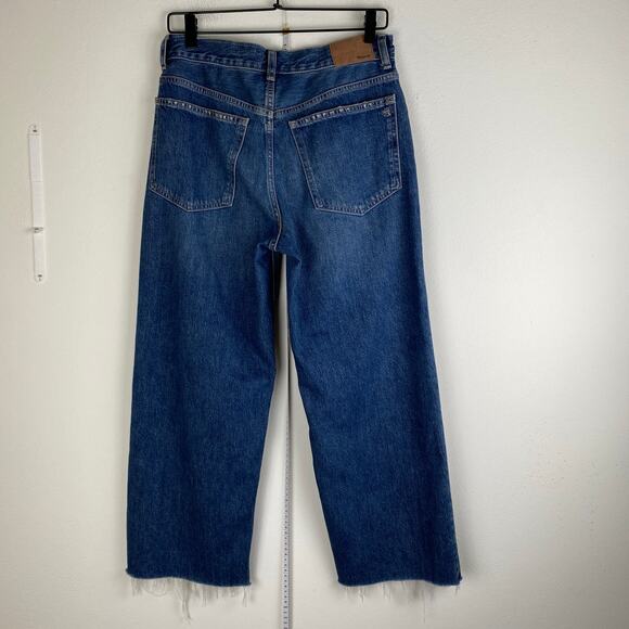 Madewell Low-Slung Baggy Crop Jeans Size 26 Croswell - Picture 9 of 15